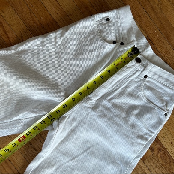 Vintage Straight White Jeans - Picture 9 of 14
